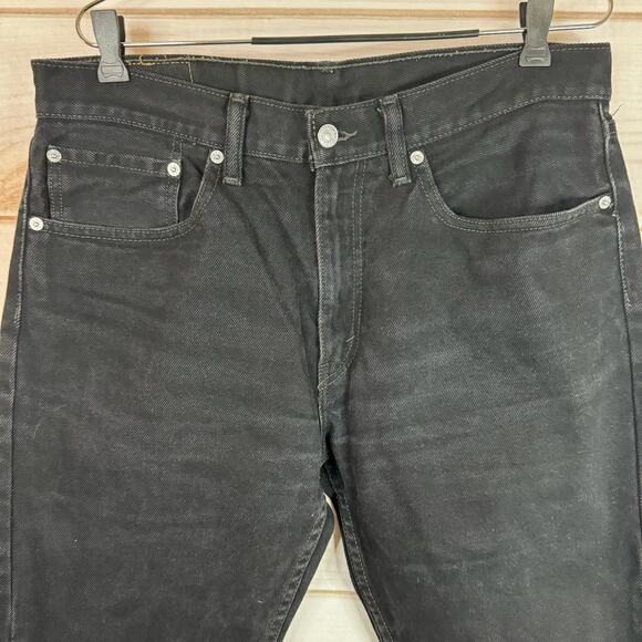 Levi Strauss & Co Black 505 Regular Fit Jeans Size 34x30 - Picture 2 of 8